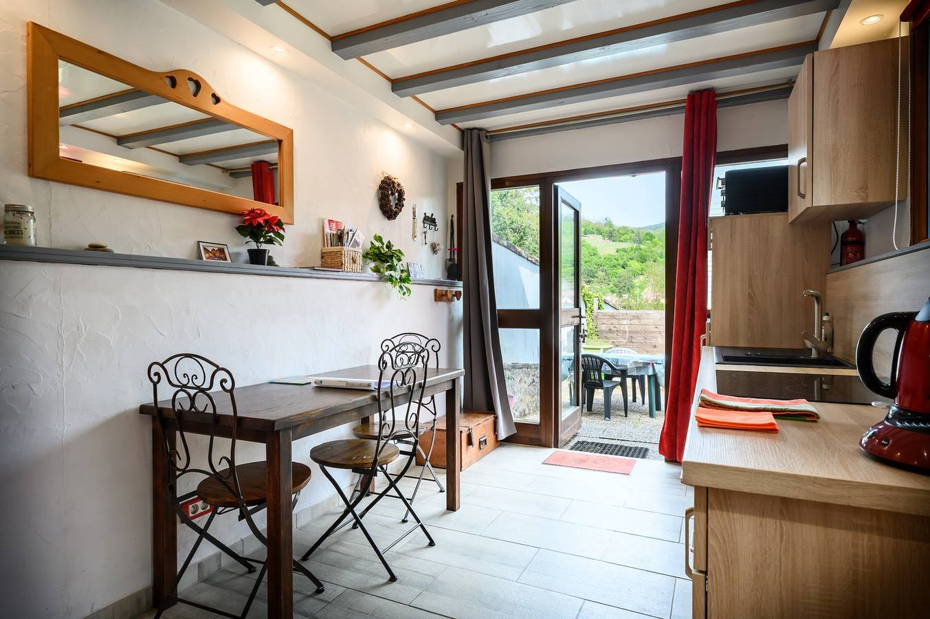 Gîte La Petite Maison De Vacances met terras in Kaysersberg, foto 13