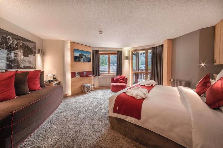 Hôtel pour 3 personnes, avec Terrasse et Jardin dans Gare De Chamonix Mont Blanc - 4