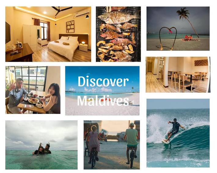 Chambre d’hôte pour 2 personnes, avec jardin dans Huraa