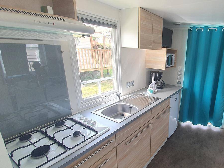 Camping Harrobia - Mobilhome 4 personas - Mobil-home 2 dormitorios 4 in Bidart, Region de Bayona