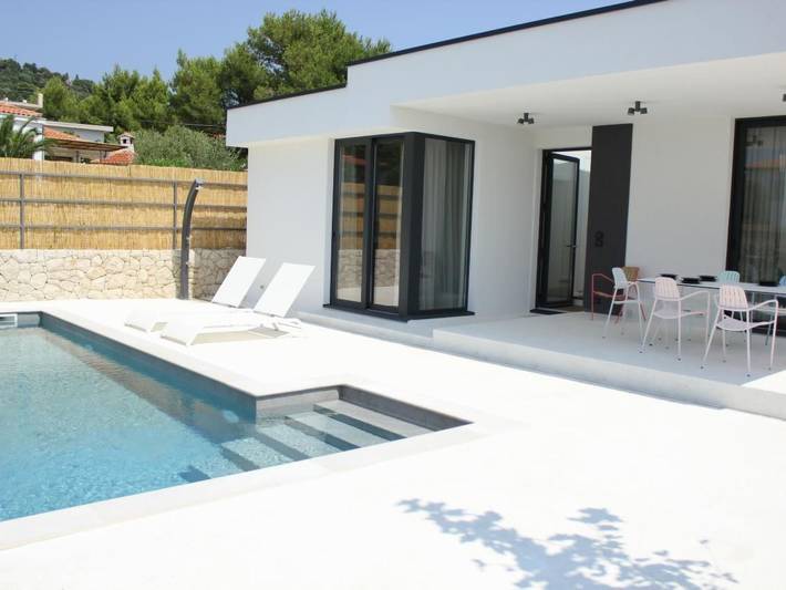 Ferienhaus mit Meerblick für 5 Personen, mit Pool und Terrasse in Barbat na Rabu - 3