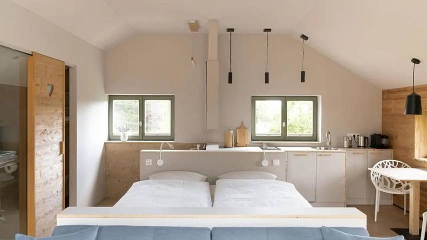 Ferienwohnung für 3 Personen, mit Terrasse und Sauna