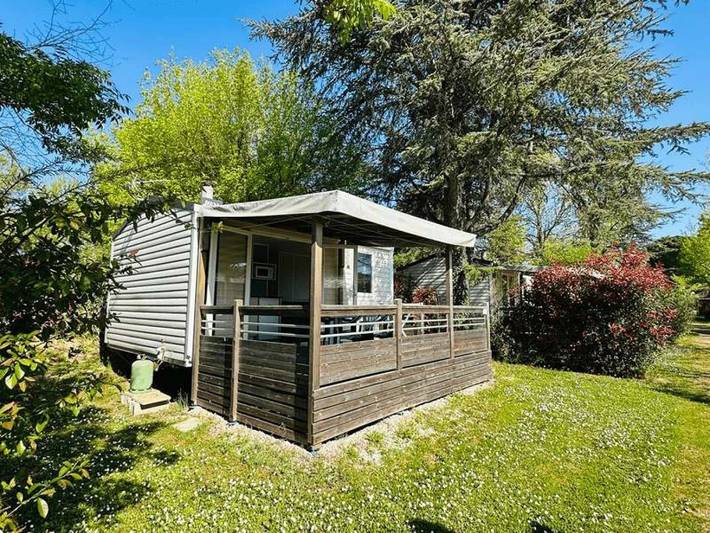 Mobil home pour 2 personnes, avec bassin pour enfant à Collias - 4