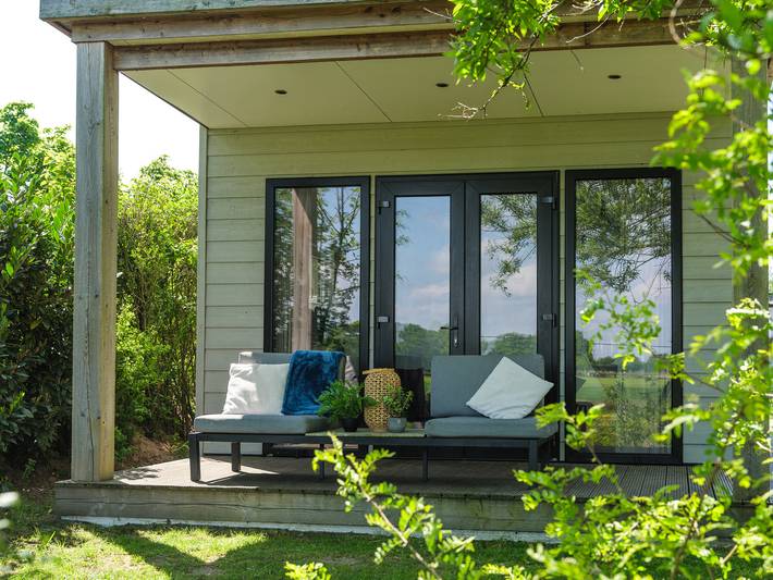 Lodge für 2 Personen, mit Terrasse und Balkon/Terrasse sowie Sauna in den Niederlande - 2