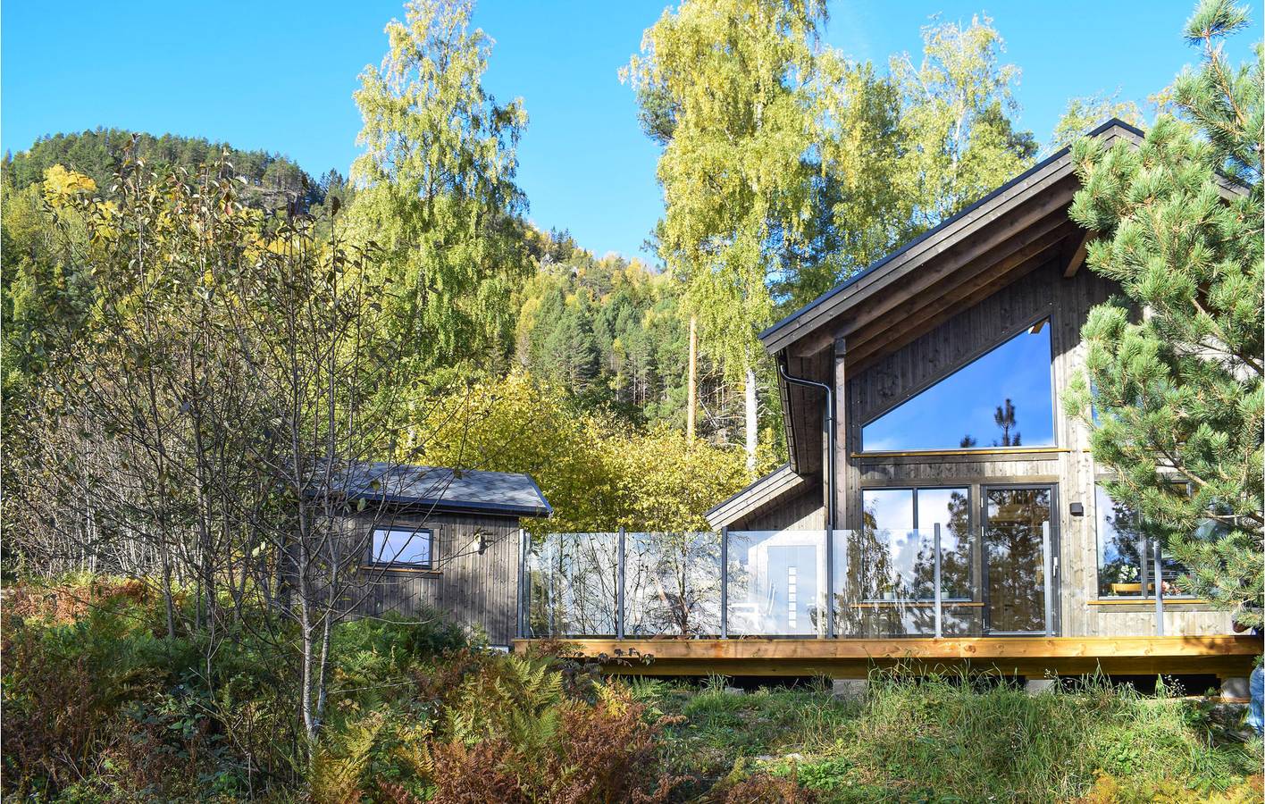 Ferienhaus für 6 Personen mit Ausblick in Nissedal
