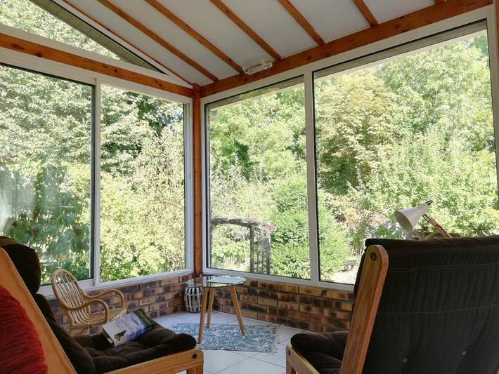Maison de vacances pour 7 personnes, avec Terrasse ainsi que Jardin et Vue