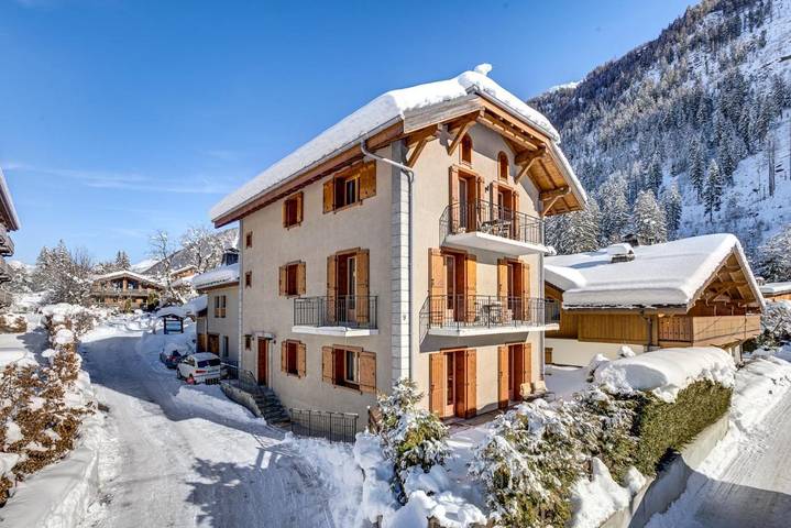 Willa dla 5 osób, z Taras i Ogród oraz Sauna i Widok w Chamonix-Mont-Blanc