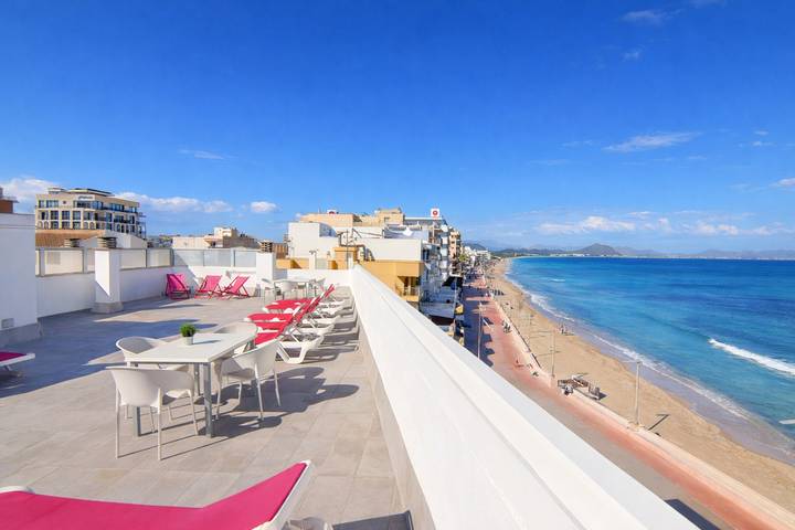 Ferienwohnung mit Meerblick für 2 Personen, mit Terrasse in Can Picafort
