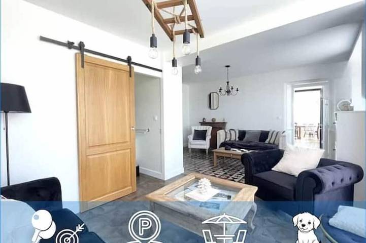 Maison de vacances pour 12 personnes, animaux acceptés