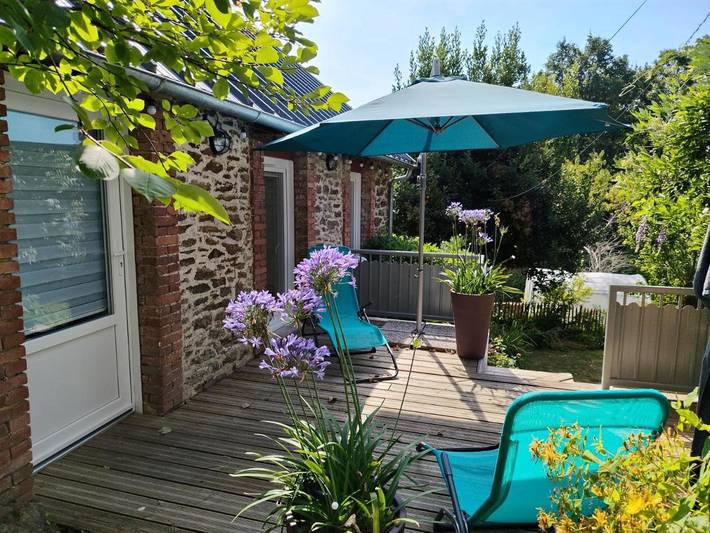 Location de vacances pour 2 personnes, avec Terrasse et Jardin à Saint-Martin-des-Champs