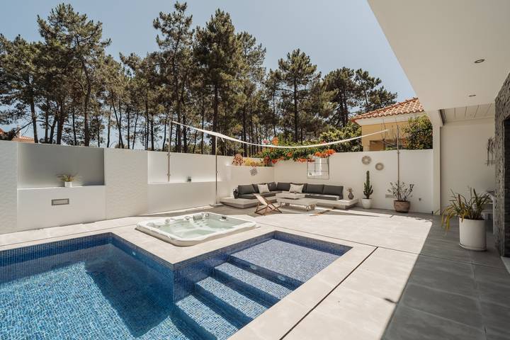 Chalet para 8 personas, con terraza además de jacuzzi y jardín en Lisboa y alrededores