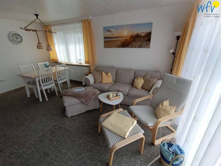 Bungalow für 4 Personen, mit Terrasse und Garten
