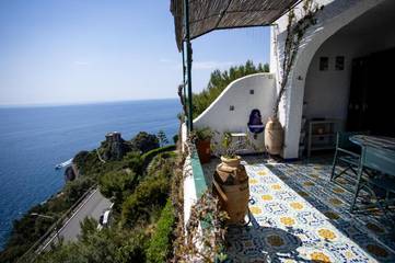 Villa pour 4 personnes, avec jardin et vue, animaux acceptés sur la Côte Amalfitaine