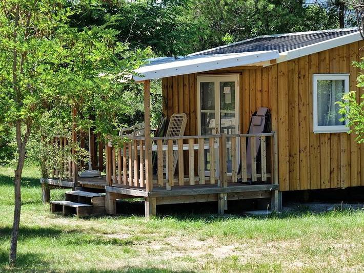 Le Petit Liou - Camping Sites et Paysages - Mobilheim 5 personen - Tithome Natur ohne Sanitär in Embrun, Nationalpark Écrins