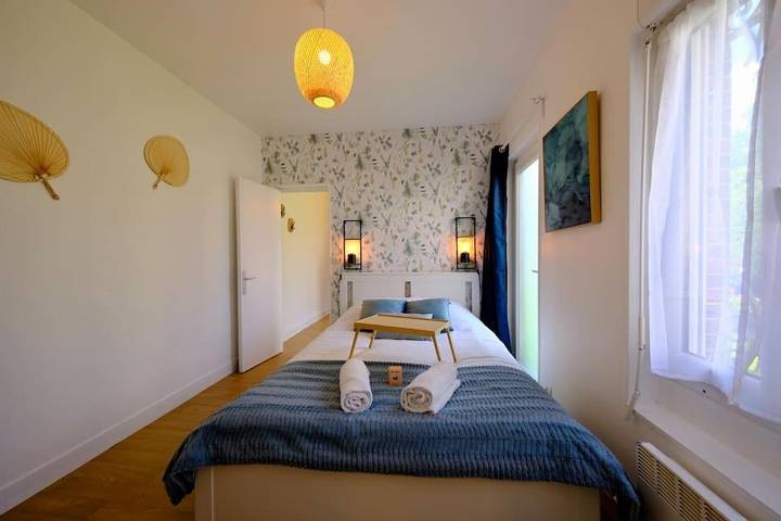 Appartement de vacances pour 2 personnes, avec jardin