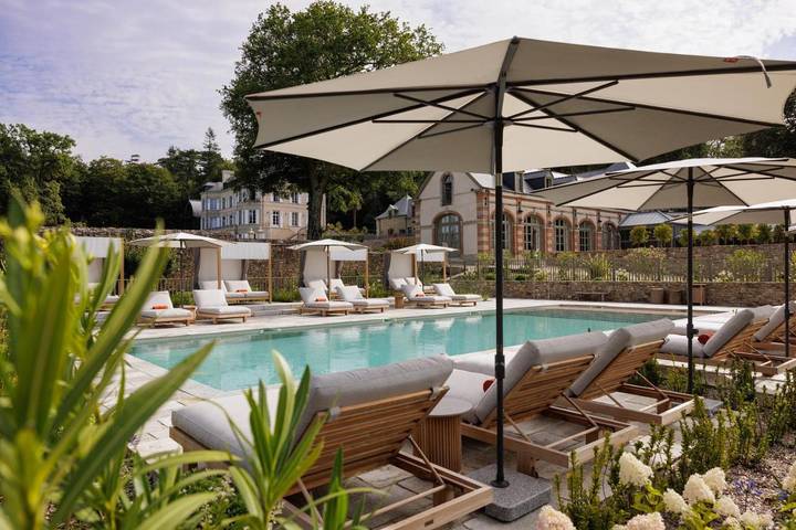 Hôtel pour 2 personnes, avec Terrasse et Jardin ainsi que Piscine et Sauna à Kervignac