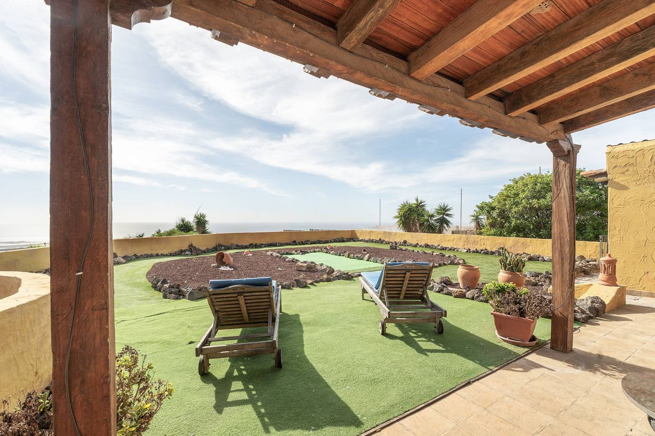 Villa Finca Toledo que aceita animais de estimação com piscina, terraço, jardim, A/C e Wi-Fi in Granadilla de Abona, Tenerife (Sul)