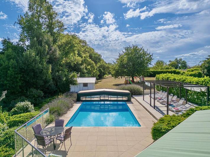 Location de vacances pour 12 personnes, avec piscine ainsi que vue et jardin, animaux acceptés à Razac-de-Saussignac - 3