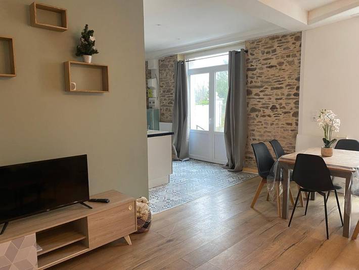 Gîte pour 6 personnes, avec Terrasse à Le Pellerin