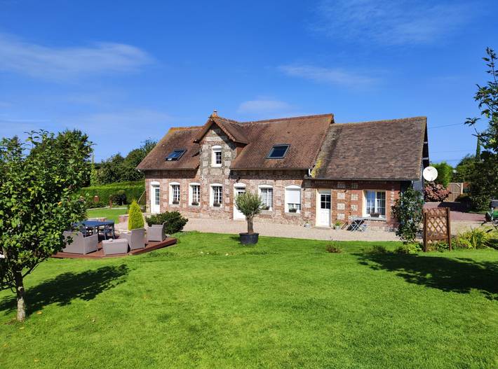 Chambre d’hôte pour 4 personnes, avec Terrasse et Jardin en Seine-Maritime