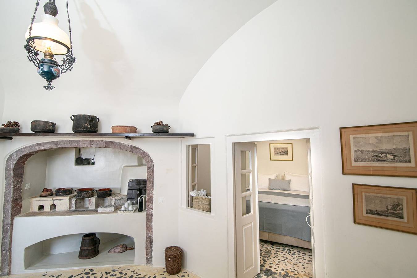 Villa für 4 Personen mit Meerblick in Oia, Santorin
