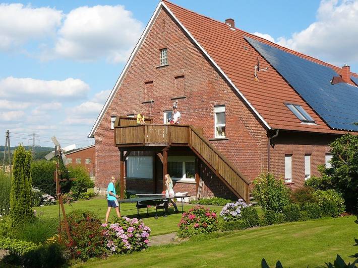 Ferienwohnung für 5 Personen, mit Balkon und Garten in Tecklenburg