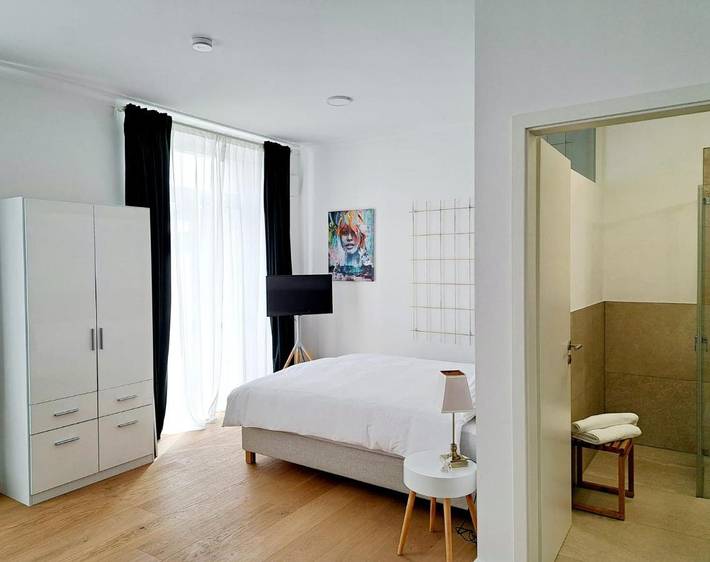 Ferienwohnung für 2 Personen, mit Balkon und Ausblick
