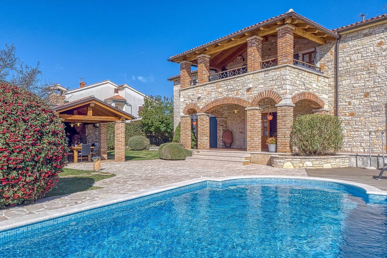 Villa Graziela mit Pool in Baderna, Zentralistrien