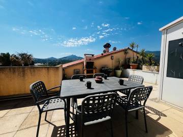 Gîte pour 4 personnes, avec terrasse dans Port-Argelès