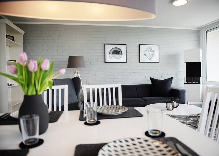 Bungalow für 5 Personen, mit Terrasse und Garten sowie Sauna