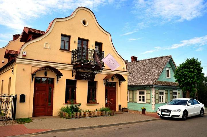 Bed & breakfast dla 5 osób, z ogród i jacuzzi oraz sauna w Białowieża