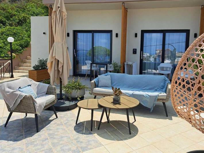 Ferienhaus für 2 Personen, mit Balkon und Terrasse sowie Garten und Ausblick in Bali (Kreta) - 3