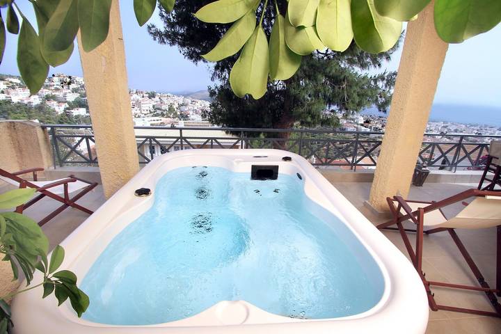 Ferienhaus für 8 Personen, mit Whirlpool und Balkon sowie Garten - 1