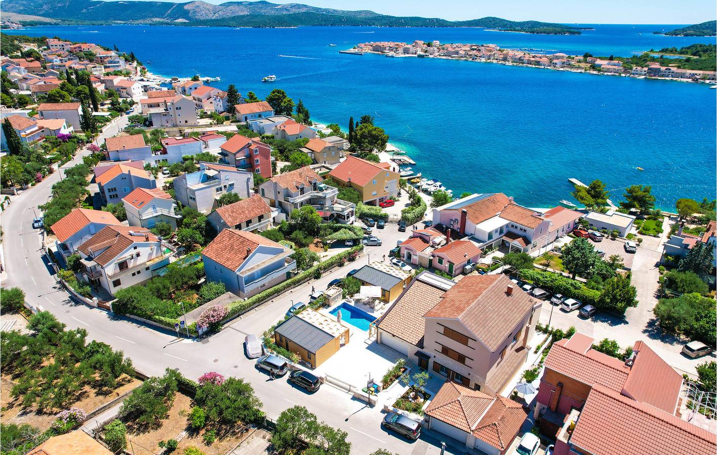 Ferienhaus für 5 Personen mit Terrasse in Brodarica, Šibenik-Knin