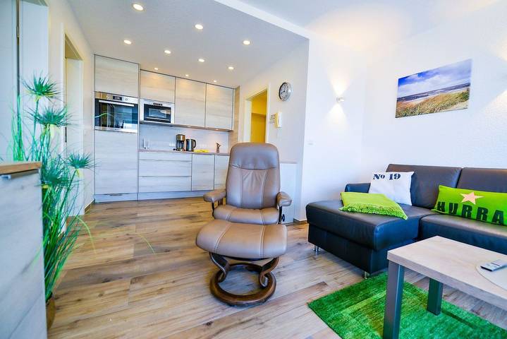 Ferienwohnung für 3 Personen, mit Seeblick und Sauna sowie Ausblick und Balkon in Sahlenburg - 4