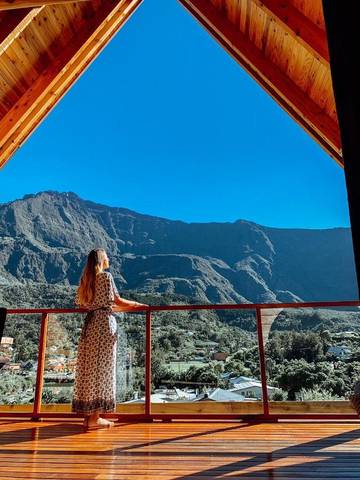 Gîte pour 4 personnes, avec vue et jardin à Cilaos