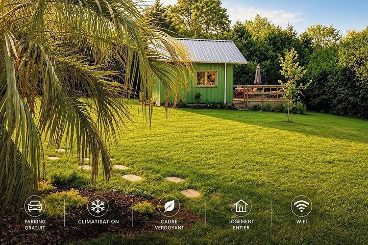 Maison de vacances pour 3 personnes, avec jardin et piscine - 1