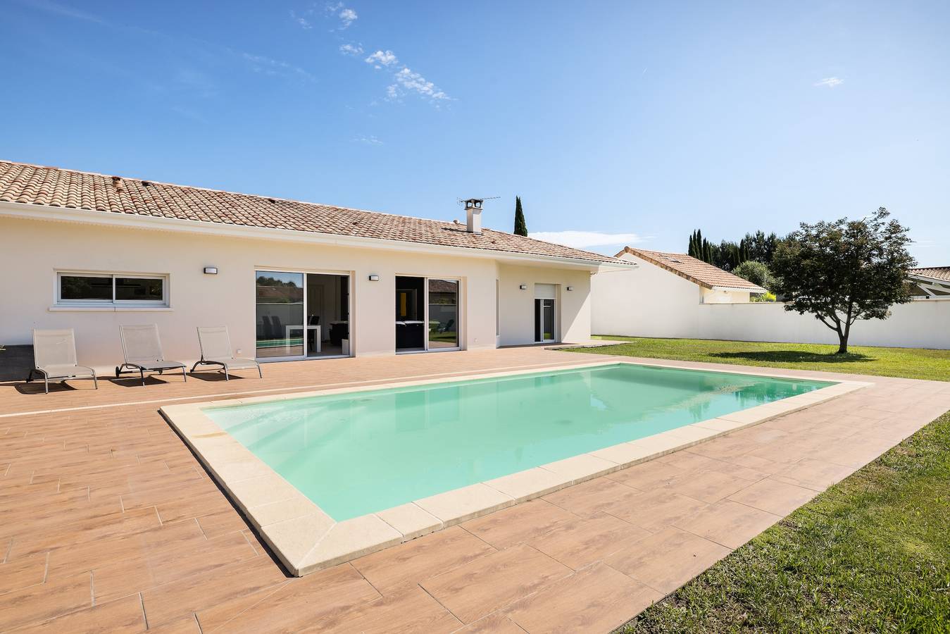 Villa familiar «Lumière Ychoux» con piscina y gran jardín in Ychoux, Landes