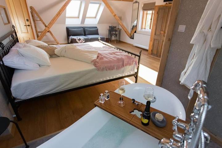 Gîte pour 10 personnes, avec vue ainsi que sauna et jardin dans Bohinjska Bistrica - 2