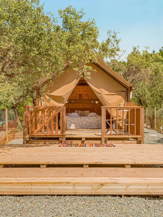 Camping für 2 Personen, mit Ausblick und Garten sowie Terrasse, mit Haustier in Ligurien - 2