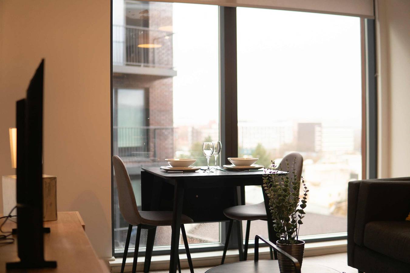 Entire apartment, Bright 1 Bed Apartment in Manchester w Balcony in Greater Manchester