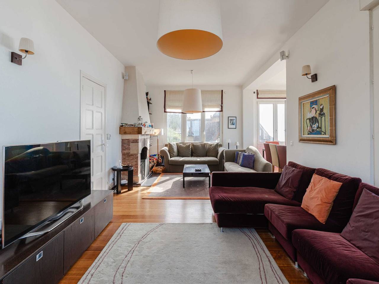 The Benervilloise villa with its feet in the water in Benerville-sur-Mer, Lisieux und Umgebung