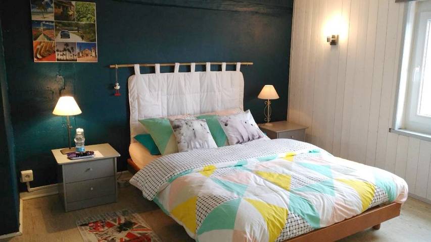 Chambre d’hôte pour 2 personnes, avec Terrasse ainsi que Jardin et Vue