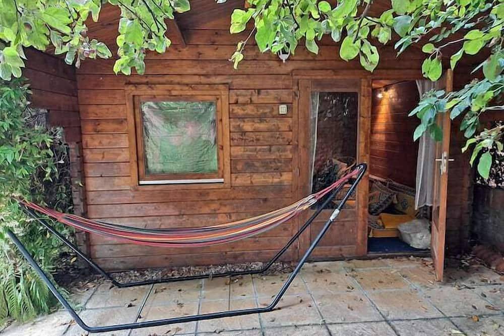 Pilgrims of the Goddess - Cabin in Glastonbury, Somerset