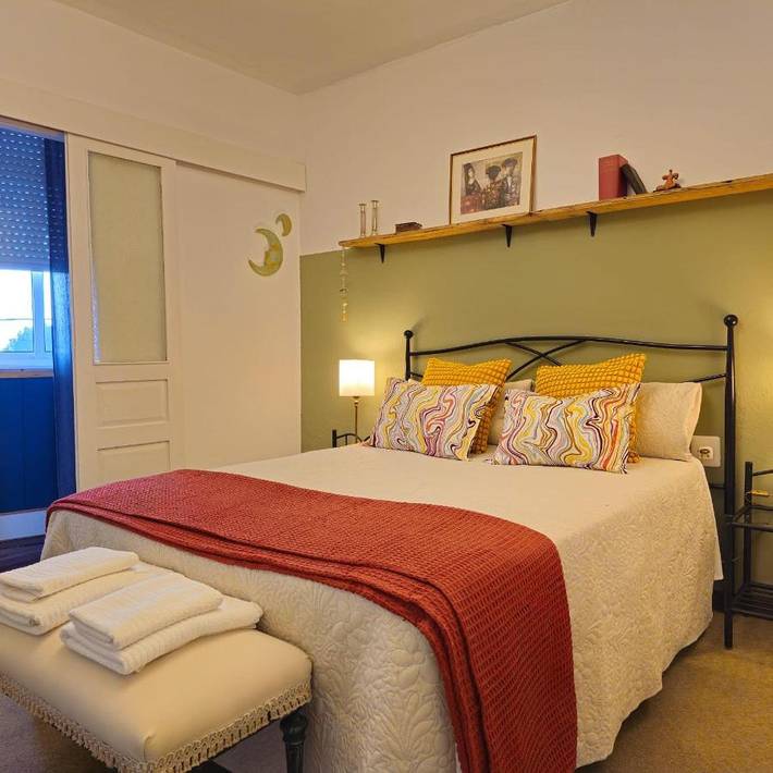 Apartamento para 4 personas, con vistas y jardín en Melide