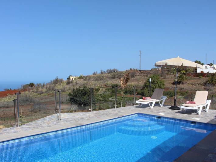 Ferienhaus für 5 Personen, mit Garten und Terrasse sowie Pool, kinderfreundlich in Puntagorda