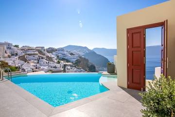 Villa pour 4 Personnes dans Oia, Santorin, Photo 2