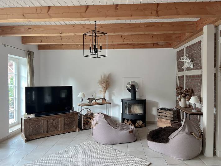 Ferienhaus für 6 Personen, mit Balkon und Garten in der Lüneburger Heide