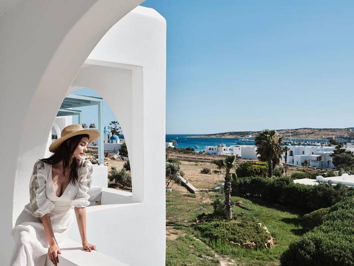Hôtel pour 2 personnes, avec Balcon et Terrasse ainsi que Jardin et Piscine dans Koufonisia - 4