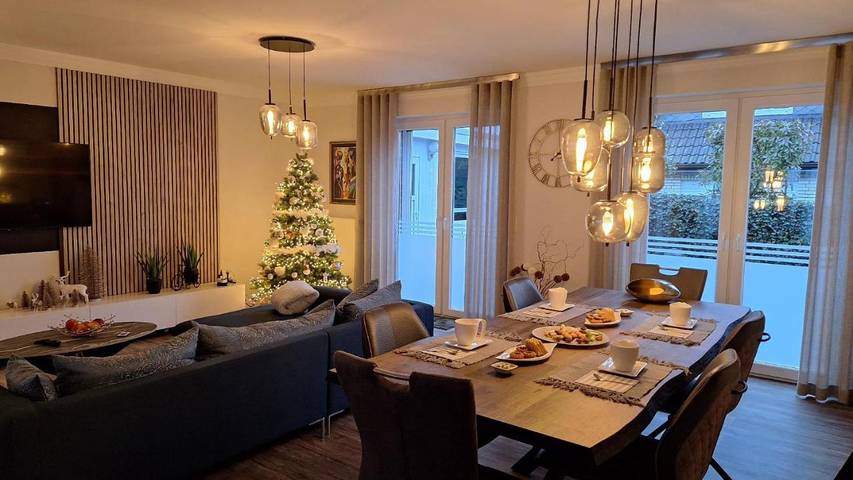 Ferienwohnung für 4 Personen, mit Terrasse und Garten sowie Ausblick in Emstek